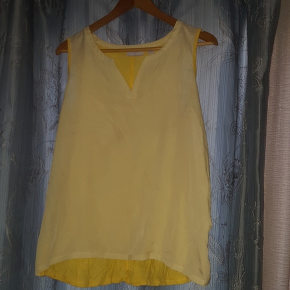 New York & CO yellow blouse - Picture 2 of 2